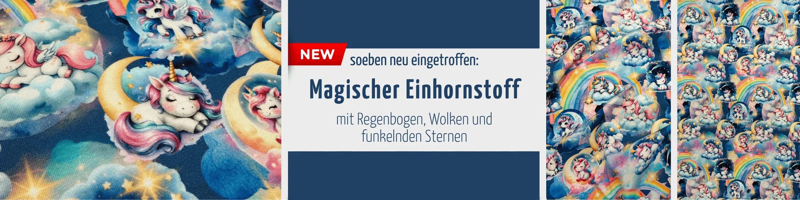 neuer Einhornstoff