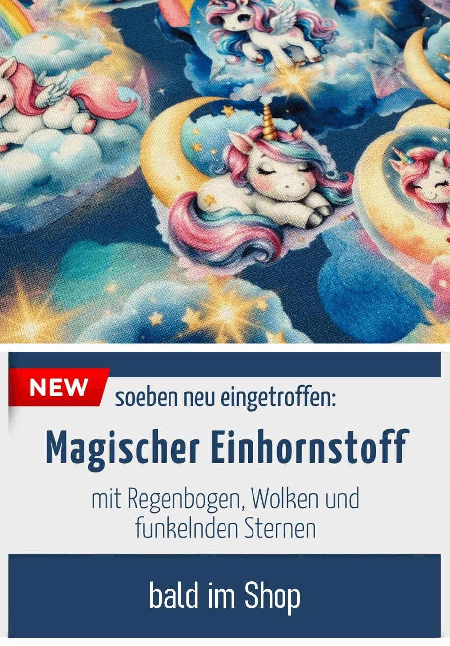 neuer Einhornstoff