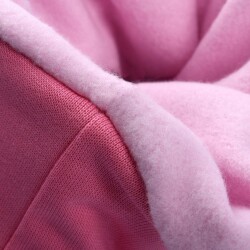 Strampelsack Schlafsack "Einhorn und Regenbogen" grau-rosa Gr.4 (86-92) ohne Fütterung