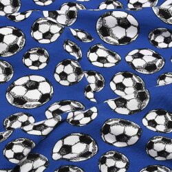 Geschenkset Pumphose-Mütze-Tuch "Fußballfieber" royal blau