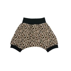 Kurze Pumphose Shorts "Leopardenmuster" Animalprint beige