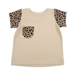 T-Shirt "Leopardenmuster" Animalprint beige