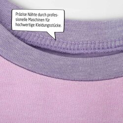 T-Shirt mit Rüschenärmel "Einhorn" Panel BIO Glitzer Optik