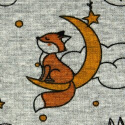 Overall aus Alpenfleece "Wolkenreiter" - Waldtiere Fuchs Hase Bär