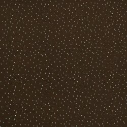 Baumwolljersey Regentropfen Rehkitz schokobraun