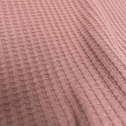 Sweater Pullover Waffeljersey - altrosa