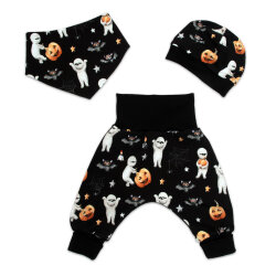 Pumphose Halloween "Mumien" Kürbisse...