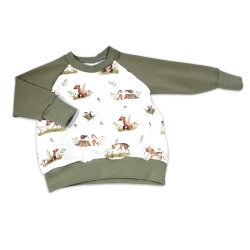 Langarmshirt "Kleine Waldtiere" Fuchs, Hase,...