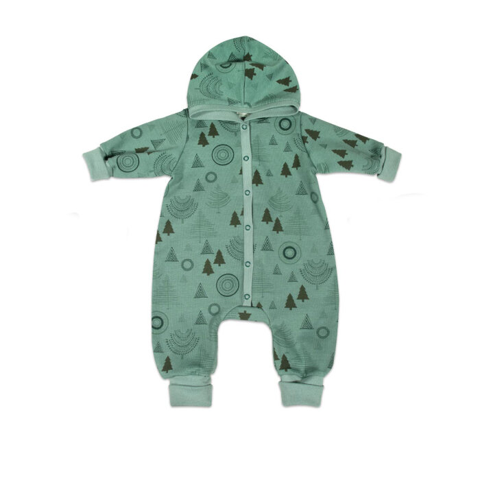 Overall aus  Wintersweat "Tannenbaum" Weihnachten Winterwald altmint
