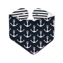 3-tlg Geschenkset Pumphose-Mütze-Tuch Erstlingsoutfit Glücksanker" maritim