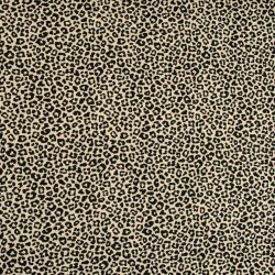 French Terry  "Leopardenmuster" Animalprint beige