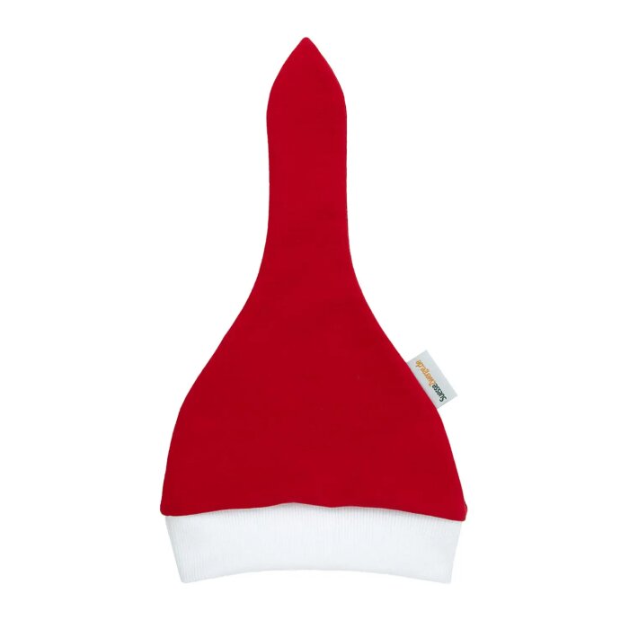 Baby Knotenmütze Zwergenmütze Nikolausmütze Weihnachten - Advent - Rot