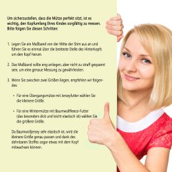 Beanie mit Bündchen "Hoppel Hasen" zartrosa