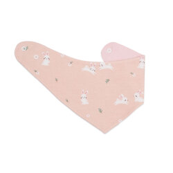 3-tlg Geschenkset Pumphose-Mütze-Tuch Erstlingsoutfit "Kleine Hoppel-Hasen" rosa