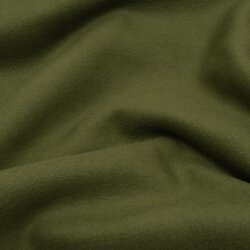 Baumwollflece olivgrün