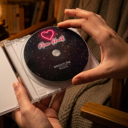 Pumphose "Neon Hearts" nachtblau-pink-bunt