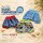 SOFORTKAUF Gr. 74 - 3er Set Shorts / kurze Pumphose "Kritzelkreise" + "Zootiere" + "Dinos"