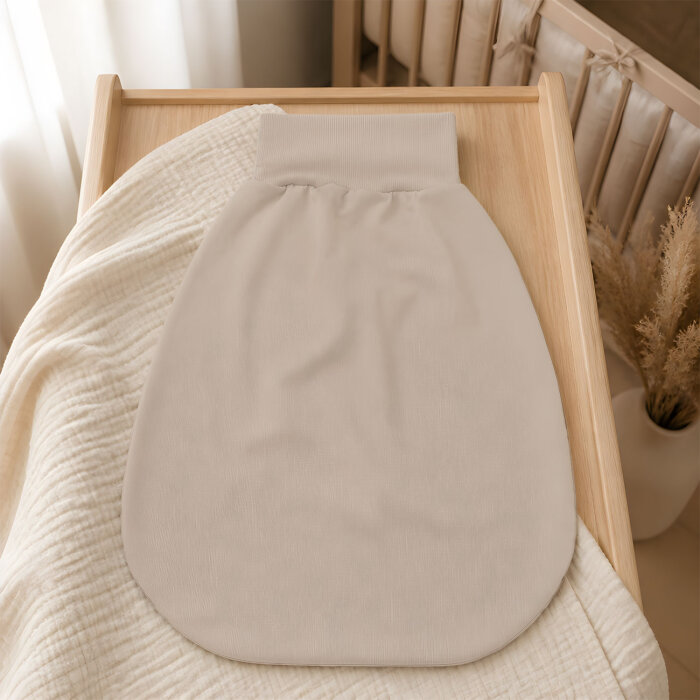 Strampelsack Schlafsack "Nature pur" beige