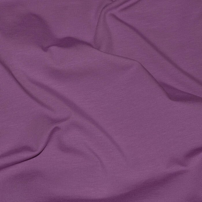 Baumwolljersey violett Uni