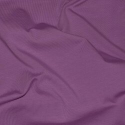 Baumwolljersey violett Uni