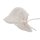 Musselin Sonnenhut Sommermütze zum mitwachsen "Kleine Herzen" beige