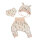 Pumphose  "Kleine süße Hasen" creme-beige