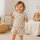 Kurze Pumphose Shorts  "Kleine Süße Hasen" creme-beige