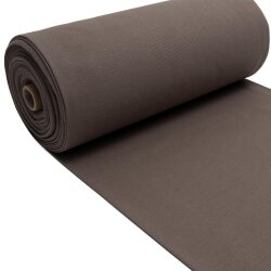 Bündchen Feinripp Uni taupe
