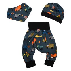 3-teiliges Geschenkset Pumphose-Mütze-Tuch...