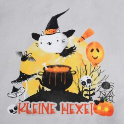 Mütze Wendebeanie Halloween "Kleine Hexe" Kopfumfang 44-46